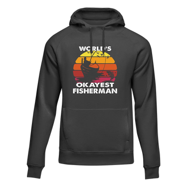World's Okayest Fisherman Unisex Hoodie